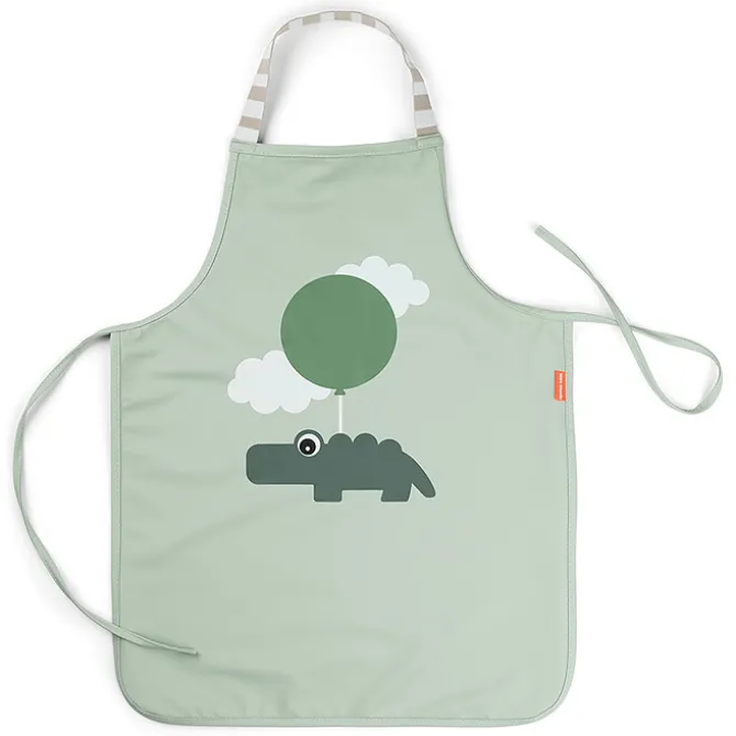 Done by Deer Tablier Imperméable - Happy Clouds Vert