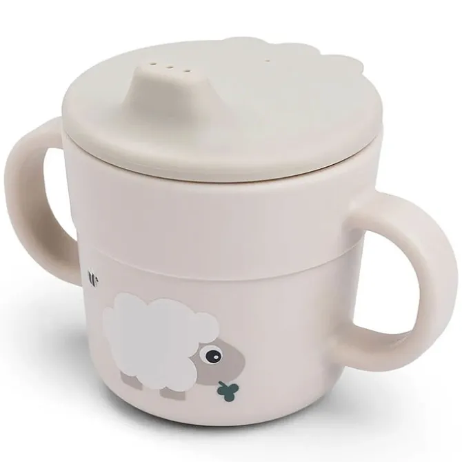 Done by Deer Tasse d'Apprentissage Foodie Tiny Farm Sable - 215 ml
