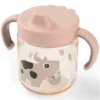 Done by Deer Tasse d'Apprentissage Hermétique Foodie Tiny Farm Rose - 260 ml