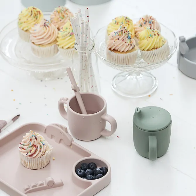 Done by Deer Tasse d'Apprentissage Peekaboo Elphee Vert - 120 ml