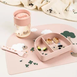Done by Deer Tasse d'Apprentissage 360° Tiny Farm Rose - 260 ml