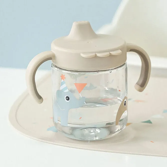 Done by Deer Tasse d'Apprentissage Hermétique Foodie Celebration Sable - 260 ml