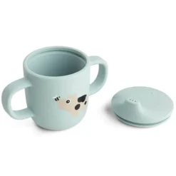 Done by Deer Tasse d'Apprentissage Tiny Farm Bleu - 120 ml