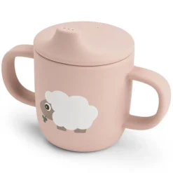 Done by Deer Tasse d'Apprentissage Tiny Farm Rose - 120 ml