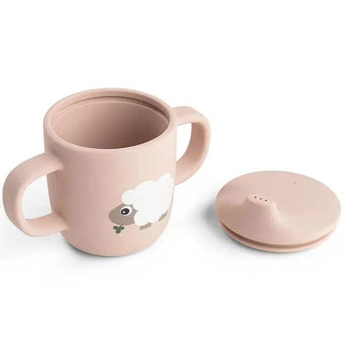 Done by Deer Tasse d'Apprentissage Tiny Farm Rose - 120 ml