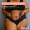 doomoo Culotte Post-partum et Menstruelle Flowy Black - L/XL/XXL