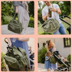 doomoo Sac à Langer Fluffy - Corduroy Kaki