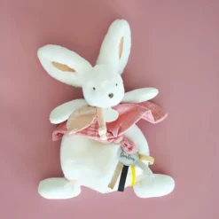 Doudou et Compagnie Doudou Pompon Happy Boho - Terracotta