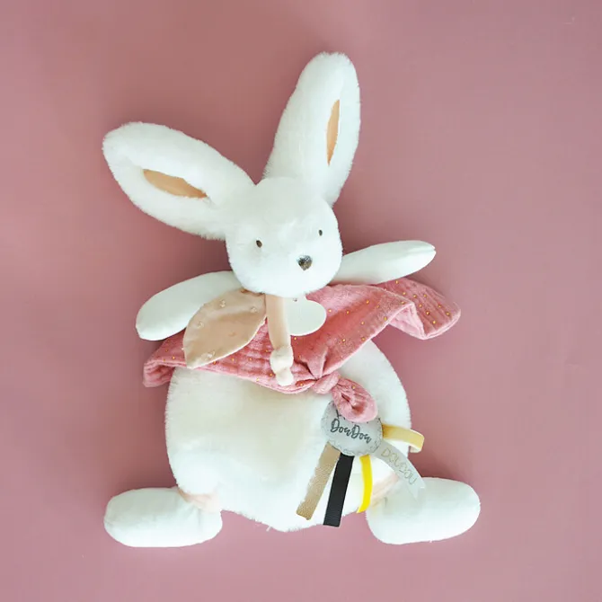 Doudou et Compagnie Doudou Pompon Happy Boho - Terracotta