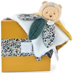 Doudou et Compagnie Doudou Pétale Lion Boh'aime - Blanc