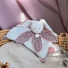 Doudou et Compagnie Doudou Pétale Lapin Boh'aime - Blanc
