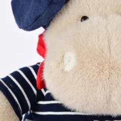 Doudou et Compagnie Peluche Hippopotame avec Béret et Marinière