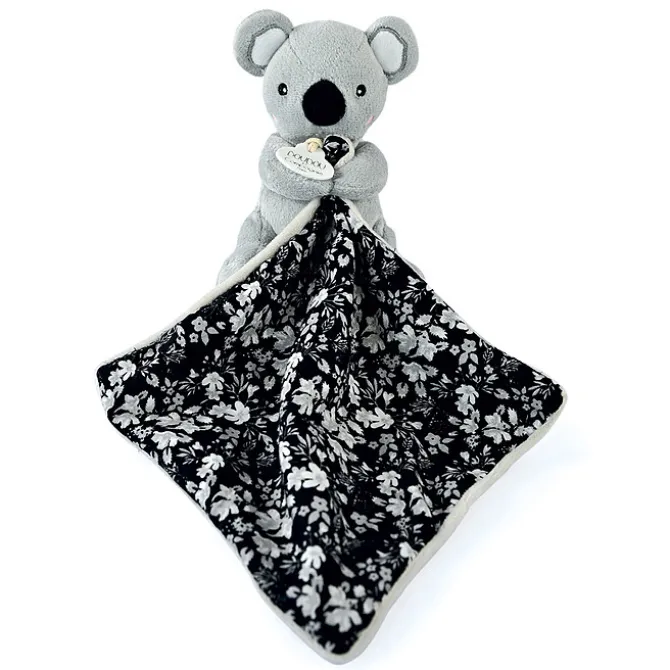Doudou et Compagnie Peluche Koala avec son Doudou Boh'aime - Gris