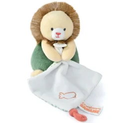 Doudou et Compagnie Peluche Lion avec son Doudou Couleurs Savane