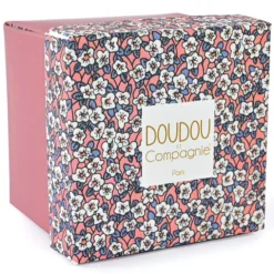 Doudou et Compagnie Peluche Lapin avec son Doudou Boh'aime - Rose