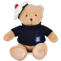 Doudou et Compagnie Peluche Ours Marin avec Pull Marine