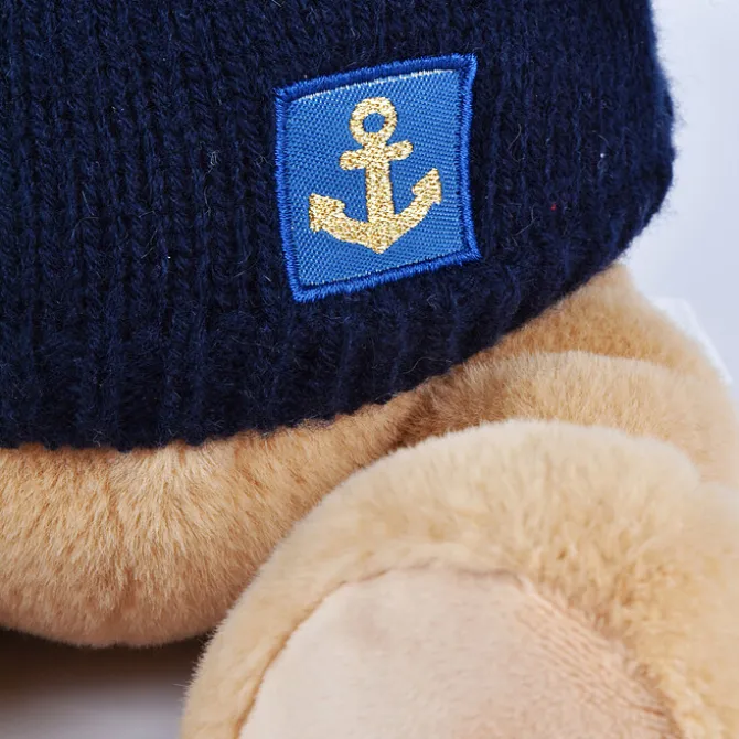 Doudou et Compagnie Peluche Ours Marin avec Pull Marine