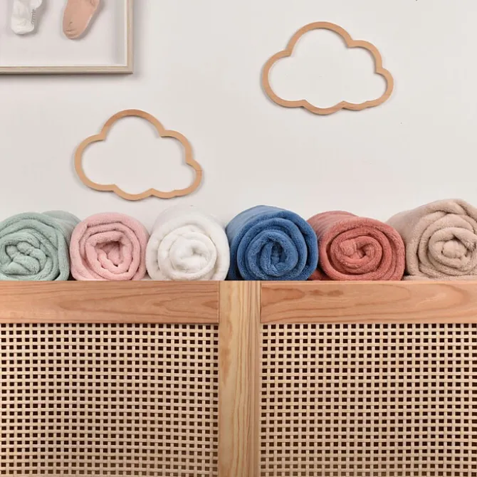 Doudou et Compagnie Plaid Douceur - Rose
