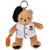 Doudou et Compagnie Porte-clés Peluche Ours Chef avec Baguette