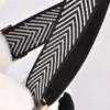 Doudou et Compagnie Sac Doudou Bandoulière - Chien Noir et Blanc