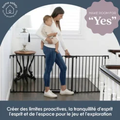 Dreambaby Barrière de Sécurité Adapta - Noir