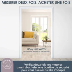 Dreambaby Barrière de Sécurité Adapta - Blanc