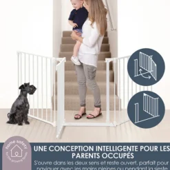 Dreambaby Barrière de Sécurité Adapta - Blanc