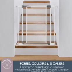 Dreambaby Barrière de Sécurité Clear Panel - Blanc