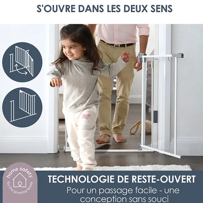 Dreambaby Barrière de Sécurité Clear Panel - Blanc