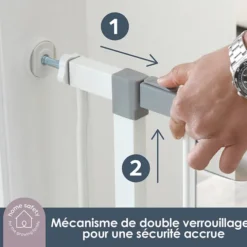 Dreambaby Barrière de Sécurité Clear Panel - Blanc