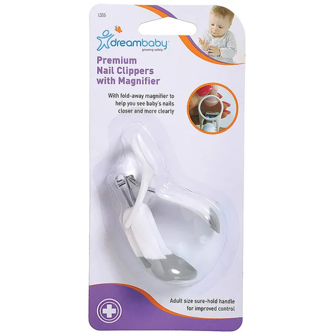 Dreambaby Coupe-ongles Premium avec Loupe - Gris