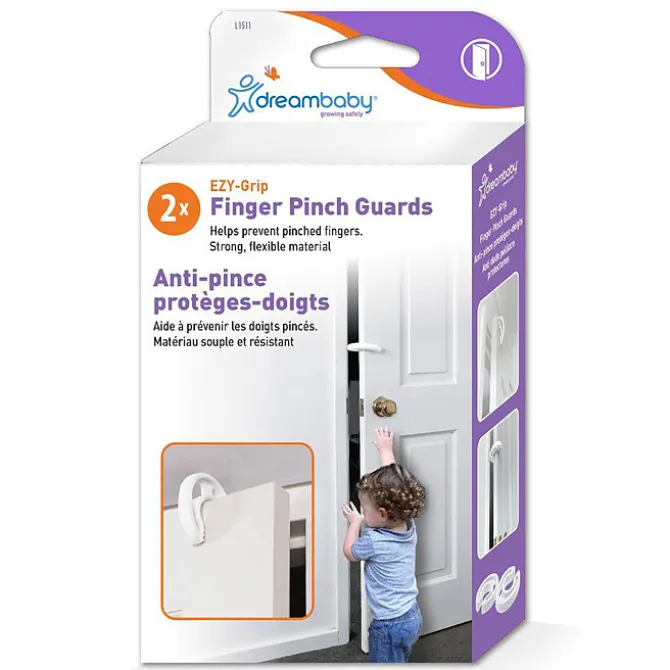 Dreambaby Lot de 2 Bloque-portes EZY-Grip Pinch Guard