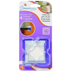 Dreambaby Lot de 4 Protections d'Angles pour Meubles en Verre - Transparent