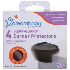 Dreambaby Lot de 4 Protections d'Angles Bump Guard - Brun