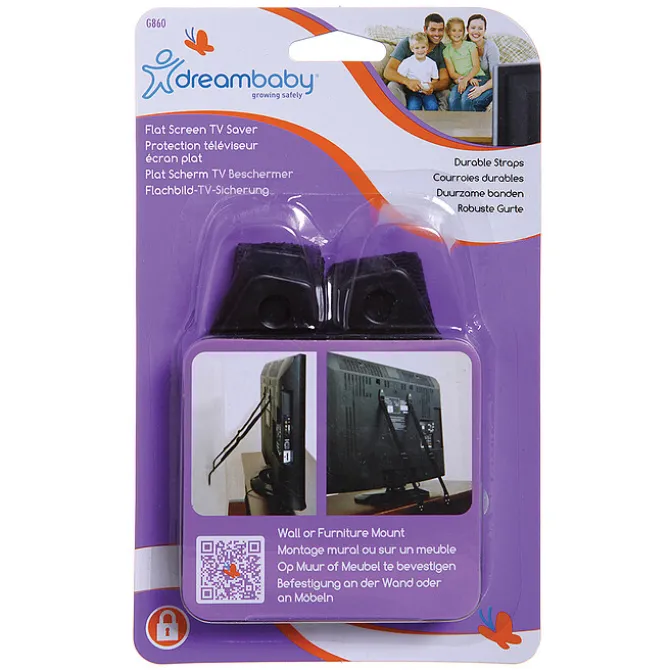 Dreambaby Lot de 2 Sécurités Anti-basculement pour Ecrans