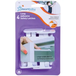 Dreambaby Lot de 4 Verrous de Sécurité Adhésifs