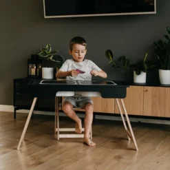 Duck Woodworks Table de Jeux Sensorielle - Noir