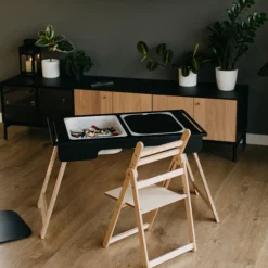 Duck Woodworks Table de Jeux Sensorielle - Noir