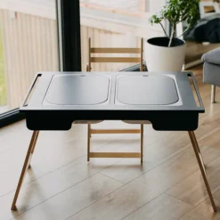 Duck Woodworks Table de Jeux Sensorielle - Noir