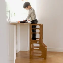 Duck Woodworks Tour de Cuisine Pliable en Bouleau - Naturel