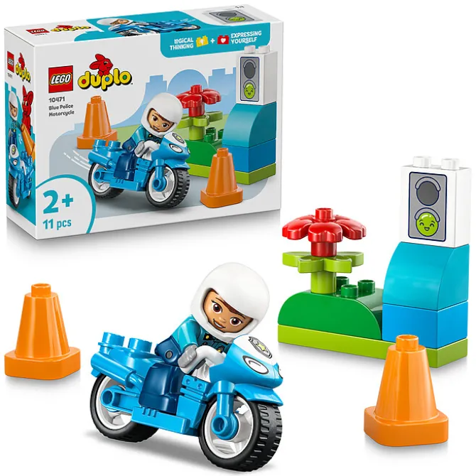 DUPLO La Moto de Police Bleue