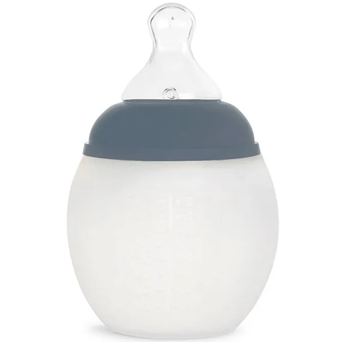 Elhée Biberon BibRond Blue Grey - 240 ml