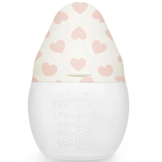 Elhée Biberon BibRond Full of Love Pink - 150 ml