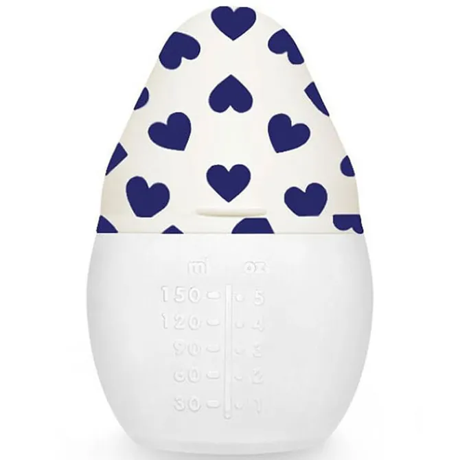 Elhée Biberon BibRond Full of Love Blue - 150 ml