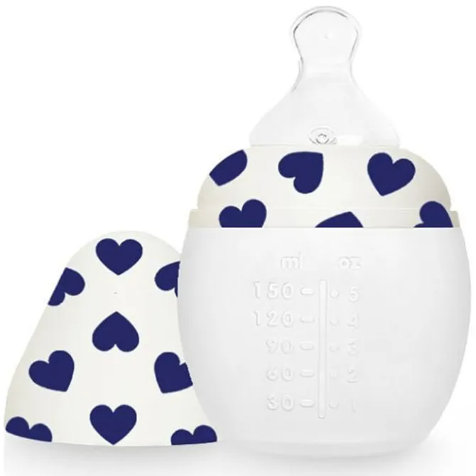 Elhée Biberon BibRond Full of Love Blue - 150 ml
