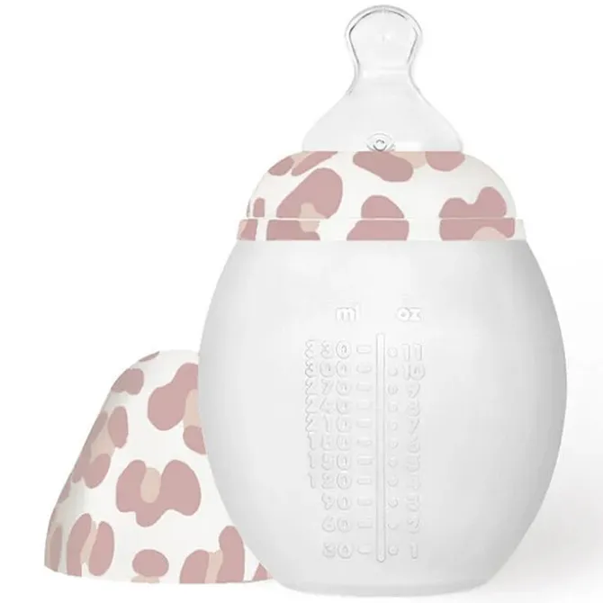 Elhée Biberon BibRond Graouu Rose - 330 ml