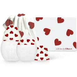 Elhée Coffret de 2 Biberons BibRond et Lange Full of Love - 150 ml et 240 ml