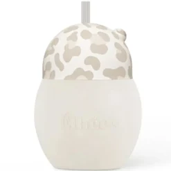 Elhée Tasse avec Paille Lestée Coconut Graouu Sand - 240 ml