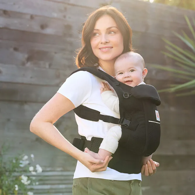 Ergobaby Porte-bébé Adapt SoftFlex Mesh - Noir Onyx