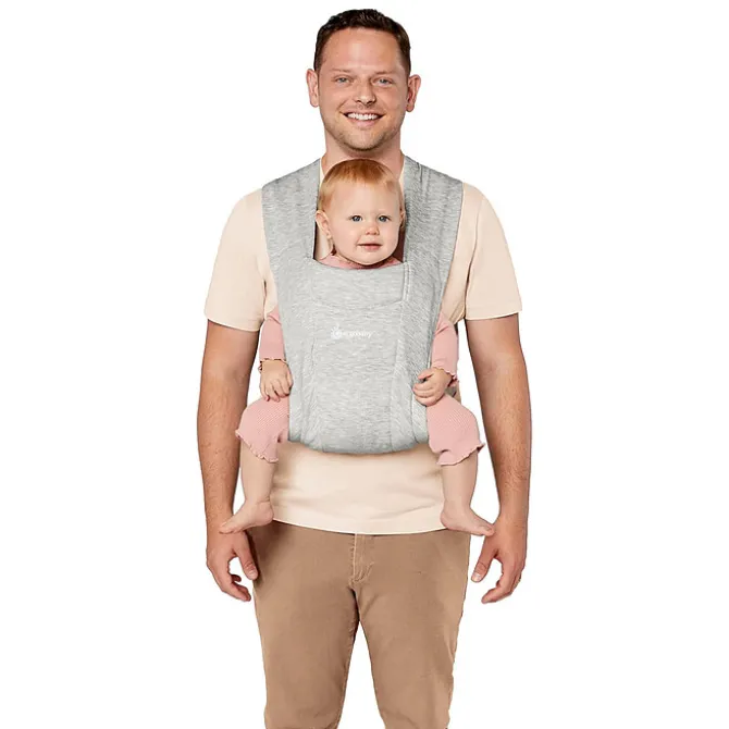 Ergobaby Porte-Bébé Embrace Soft Knit - Gris Clair